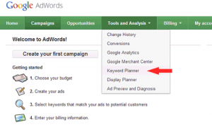 آموزش Keyword Planner گوگل AdWords